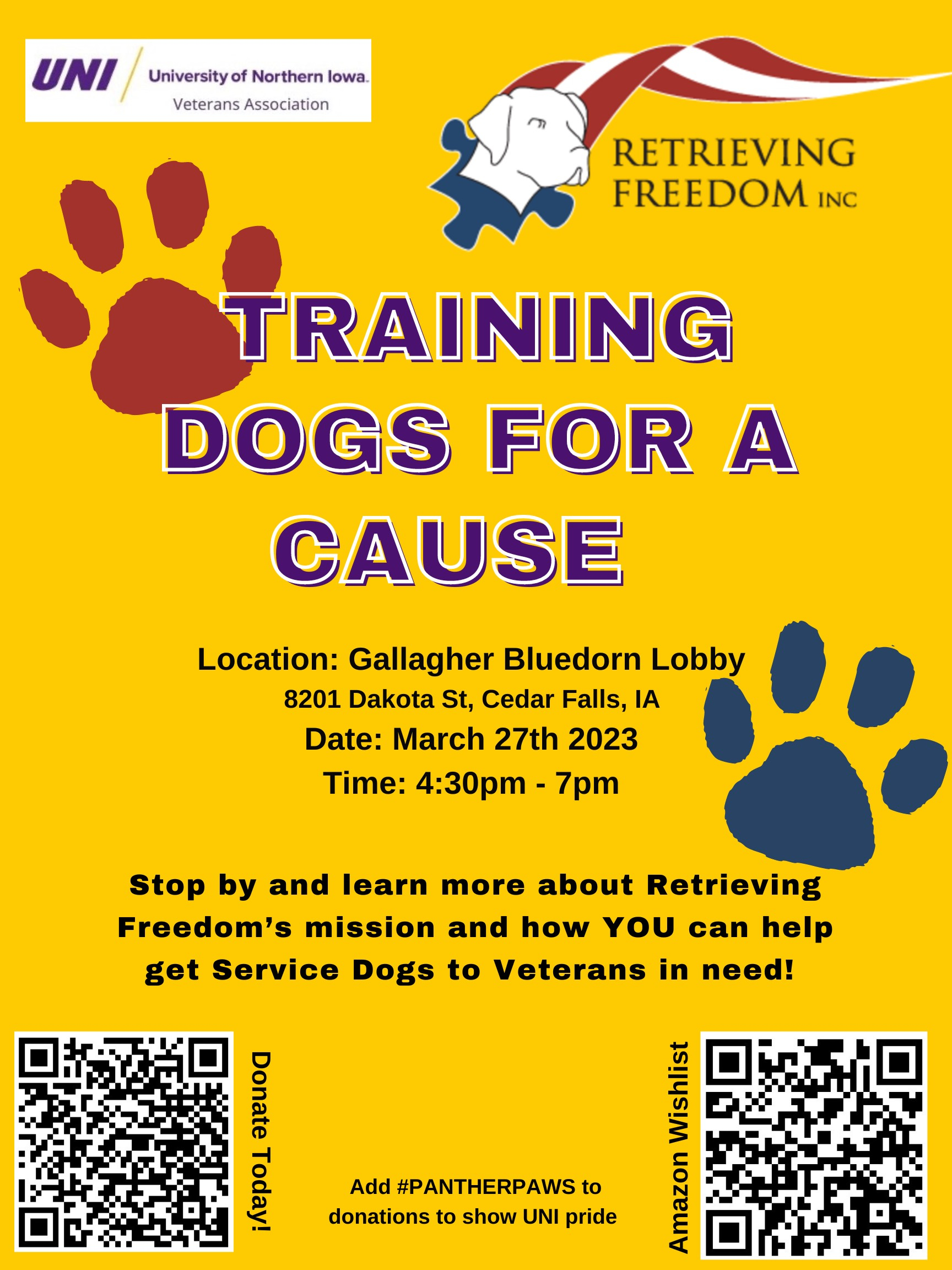 Training Dogs for a Cause Fundraiser!