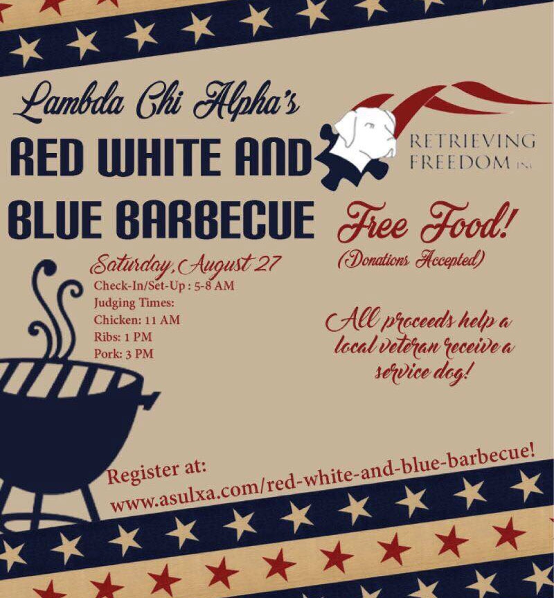 August 27th-Red, White & Barbecue!